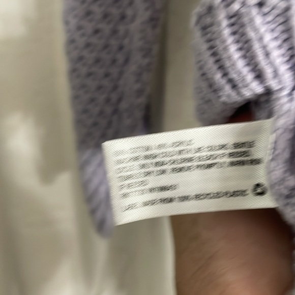 chunky crochet lavender sweater large - Picture 4 of 5